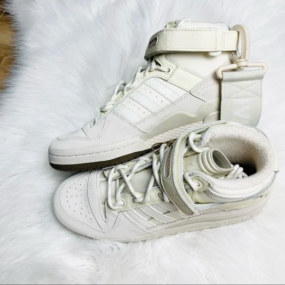 adidas x Beyonce Forum Mid Ivy Park Icy Park Cream White Beige Women's GW2857 - Picture 6 of 7
